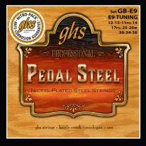 GHS GB-E9 Professional Pedal Steel Strings Set E9 Tuning