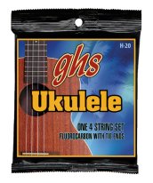 GHS H-20 Fluorocarbon Ukulele Strings, Soprano/Concert, Tie-End