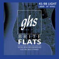 GHS L3075 Brite Flats Electric Bass Light Gauge Long Scale 45-98