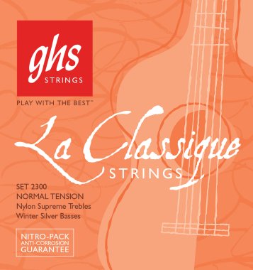 GHS La Classique 2300 NT Classical Guitar Strings, Full Set