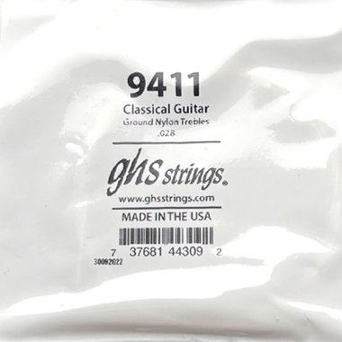GHS La Classique 9411 - 1st string (e) .028 micro-ground nylon