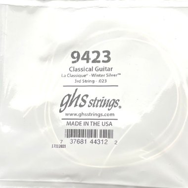 GHS La Classique 9423 - 3rd string (g) .023 Winter Silver wound