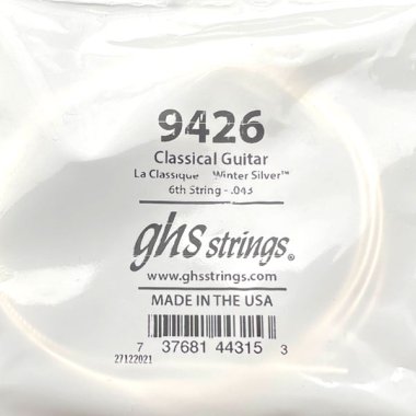 GHS La Classique 9426 - 6th string (E) .043 Winter Silver wound