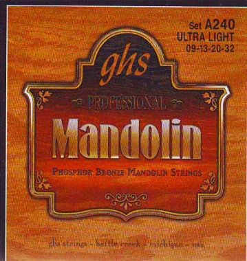 GHS Mandolin Ultra Light Gauge (9-32) Loop End, Full Set