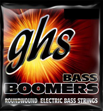 GHS ML3045X Boomers Roundwound Bass Strings 45-100, Extra Long Scale