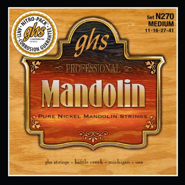 GHS N270 Pure Nickel Mandolin Strings Medium 11-41