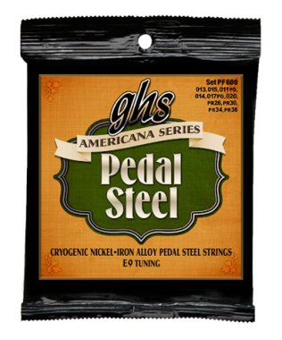 GHS PF600 Americana Cryogenic Pedal Steel Strings E9 Tuning