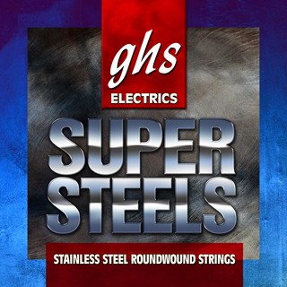 GHS ST-XL Super Steels Electric Guitar Strings Extra Light 9-42