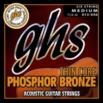 GHS TCB-M Thin Core Phosphor Bronze Acoustic, Medium 13-56