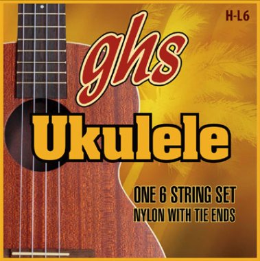 GHS Ukulele Strings Hawaiian Lili'u 6-String Ukulele H-L6