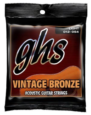 GHS Vintage Bronze 85/15 Acoustic Guitar Strings VN-L Lt 12-54