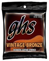 GHS Vintage Bronze 85/15 Acoustic Guitar Strings VN-M Med 13-56