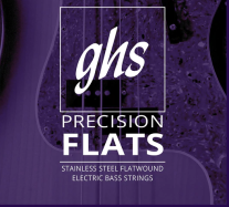 GHS XLFB126 Precision Flats Stainless Steel Xtra Long Bass Single .126