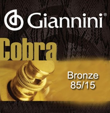 Giannini 85/15 Bronze Acoustic Guitar Strings Medium Light 12-54