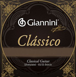 Giannini Silver Plated Classical Guitar Extra Heavy 7th, Single .060