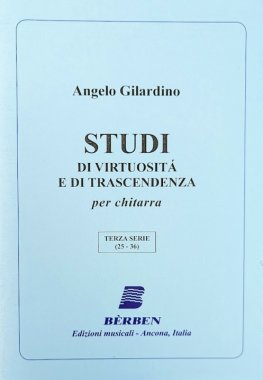 Gilardino | Studi Di Virtuosita e Di Trascendenza V3 for solo guitar
