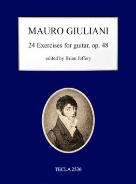 Giuliani | 24 Exercises for guitar, Op. 48 ed. by Brian Jeffery- Paper