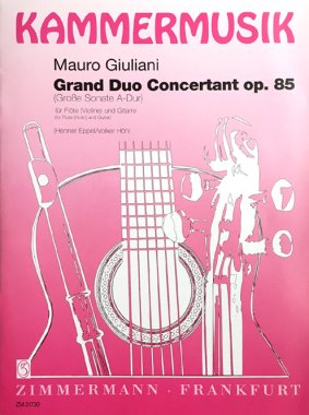 Giuliani | Grand Duo concertant in A Op.85 for guitar & violin