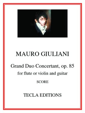 Giuliani | Grand Duo Concertant, op. 85 for guitar and flute | PDF DL
