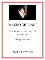 Giuliani | Grande Ouverture Op.61 for solo guitar - Paperbound