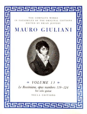 Giuliani | Le Rossiniane (6 parts) Vol 13 for solo guitar - Paperbound