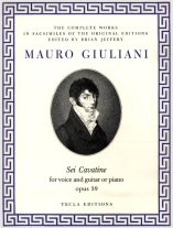 Giuliani | Sei Cavatine Op. 39 for solo guitar - Paperbound