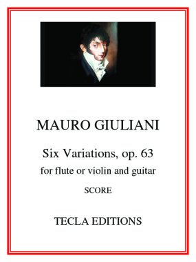 Giuliani | Six Variations op 63 for guitar and violin | PDF Download