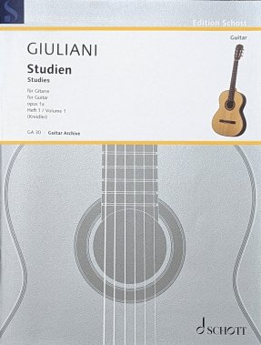 Giuliani | Studies for Guitar Op. 1a Vol. 1 for solo guitar, Kreidler