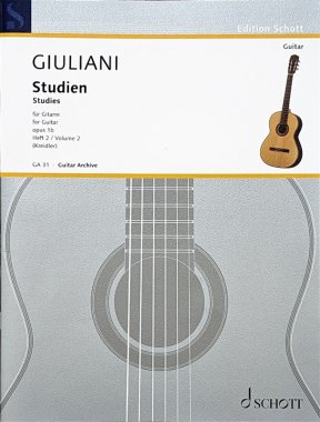 Giuliani | Studies for Guitar Op. 1b Vol. 2 for solo guitar, Kreidler