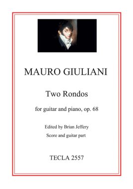 Giuliani | Two Rondos op. 68 for guitar and piano - Paperbound