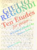 Giulio Regondi, Concert Works For Guitar