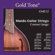 Gold Tone GMS12 12 String Mando-Guitar Strings Light, Full Set