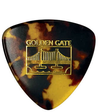Golden Gate MP-10 Deluxe Tortoise Large Triangle, X-Stiff, One Pick