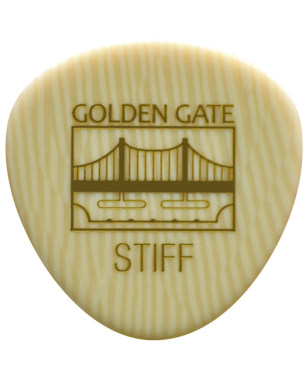Golden Gate MP-321 Ivoroid Rounded Triangle, Stiff, One Pick