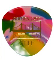 Golden Gate MP-327 Clown Barf Large Rounded Triangle, Stiff , One Pick