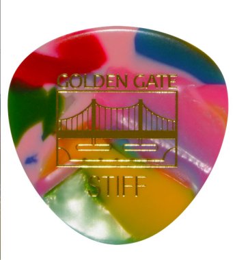 Golden Gate MP-327 Clown Barf Large Rounded Triangle, Stiff , One Pick