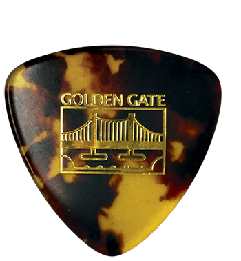 Golden Gate MP-40 Deluxe Tortoise Large Triangle, Medium, One Pick