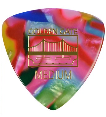 Golden Gate MP-407 Clown Barf Large Triangle, Medium, One Pick