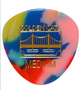 Golden Gate MP-427 Clown Barf Large Rounded Triangle, Medium, One Pick