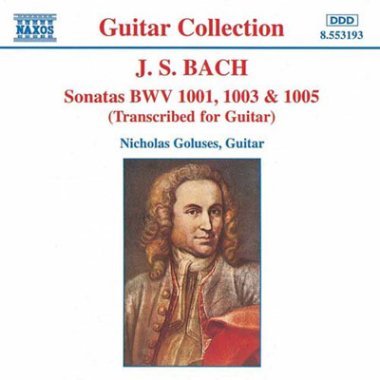 Goluses | J S Bach - Sonatas BWV 1001, 1003, 1005 | Guitar CD
