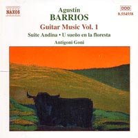Goni | Agustin Barrios Guitar Music Vol.1 CD