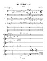 Goss | The Vine-fruit Carol for SABT choir and 2 guitars
