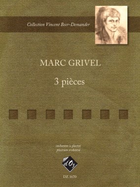 Grivel | 3 Pieces for plectrum orchestra