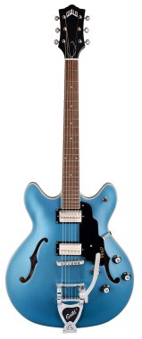 Guild Starfire I Double-Cut Semi-Hollow Body with Vibrato, Pelham Blue