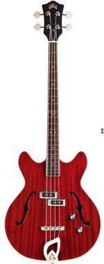 Guild Starfire I Semi-Hollow Body Bass Guitar Cherry Red with HSC