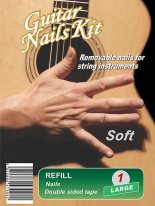 Guitar Nails Kit Refill - Large/Soft
