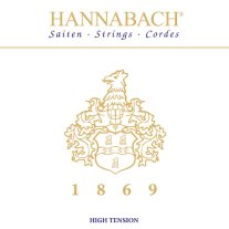 Hannabach 1869 HT Carbon / Gold Classical Guitar Strings, Full Set