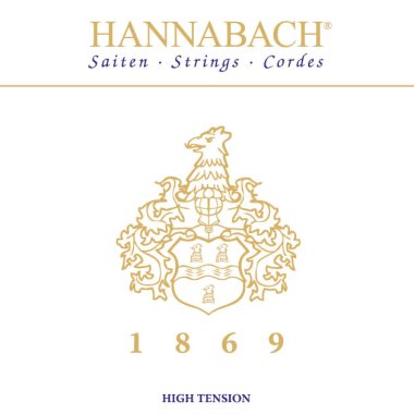 Hannabach 1869 HT Carbon / Gold Classical Guitar Strings, Full Set