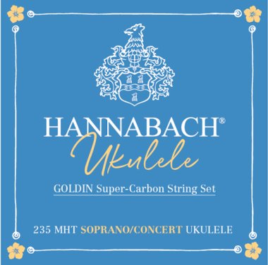 Hannabach 235MHT Super Carbon Ukulele Strings, Soprano / Concert