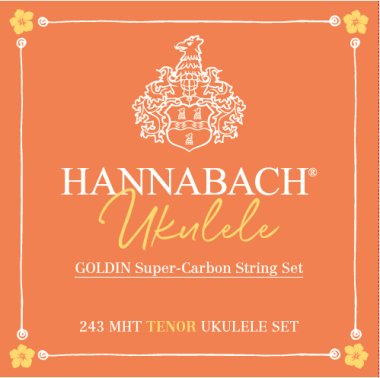 Hannabach 243MHT Super Carbon Ukulele Strings, Tenor